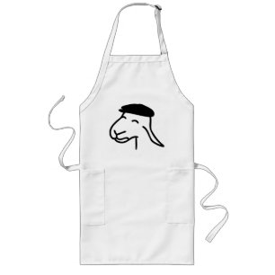 Sardegna, Happy Sheep (apron) Lang Schort