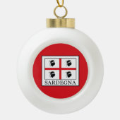 Sardegna Keramische Bal Ornament (Voorkant)