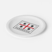 Sardegna Papieren Bordje (Gekanteld)