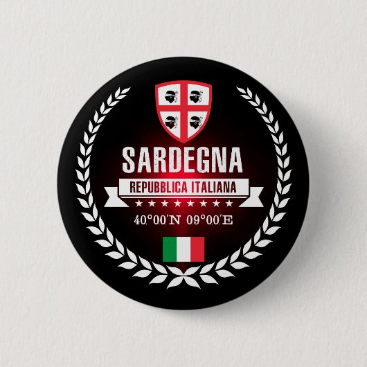Sardegna Ronde Button 5,7 Cm (Voorkant)