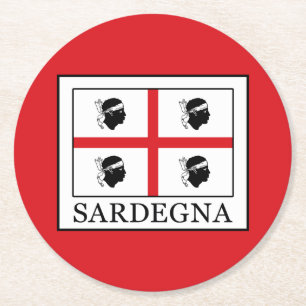 Sardegna Ronde Kartonnen Onderzetter