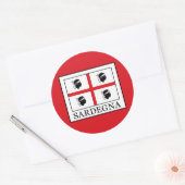 Sardegna Ronde Sticker (Envelop)