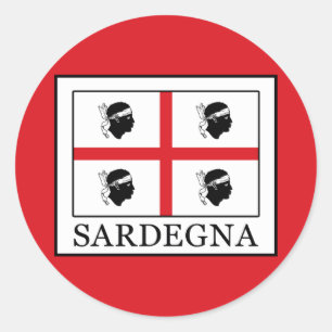 Sardegna Ronde Sticker