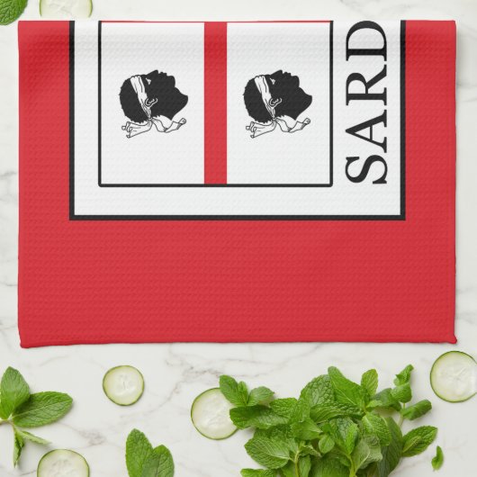 Sardegna Theedoek (Gevouwen)
