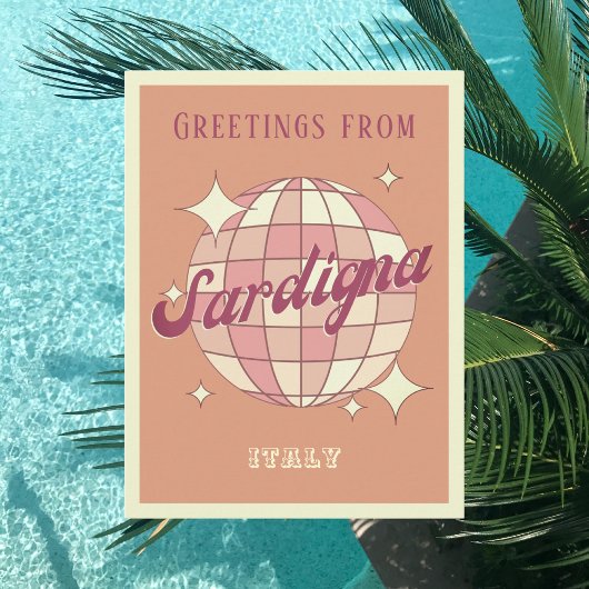 Sardigna Italië Retro  Briefkaart