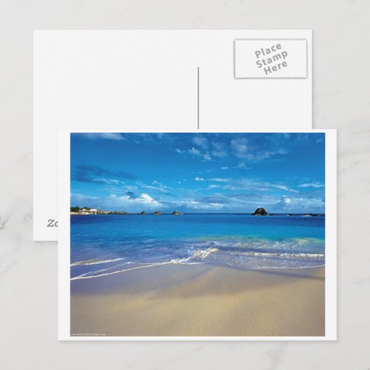 Sardijns strand briefkaart (Voorkant / Achterkant)