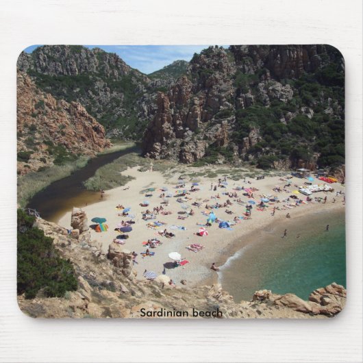 Sardijns strand muismat (Voorkant)