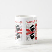 Sardijnse vlag - Grunge Koffiemok (Center)