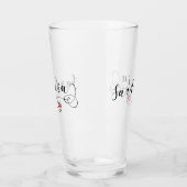 Sardijnse vlag Heart, Sardinië Glas (Links)