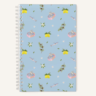 Sardine Citroen Blauw Notitieboek