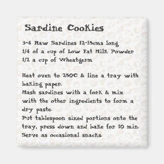 Sardine Cookies Recept Magnet roze