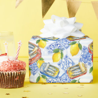 Sardine Core La Dolce Vita | Blikvispatroon Cadeaupapier