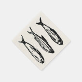 Sardine en makreel Cocktail servet (Hoek)