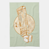 Sardine gearomatiseerde kauwgom grappige vis theedoek (Verticaal)