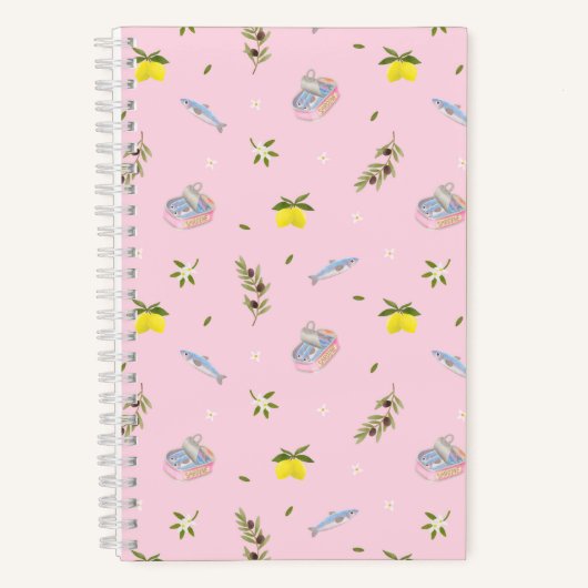 Sardine Lemon Pink Notitieboek (Voorkant)