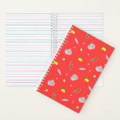 Sardine Lemon Red Notitieboek (Binnen)