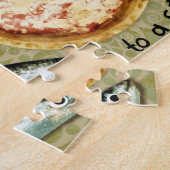 Sardine Pizza Jigzaag Puzzle in Midnight Legpuzzel (Zijkant)