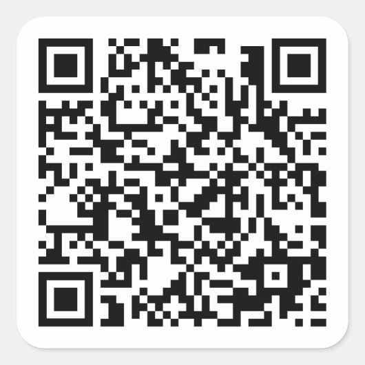 Sardine Pizza QR Code sticker (Voorkant)