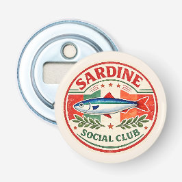 Sardine Social Club Italiaans Zomerfeest  Button Flesopener