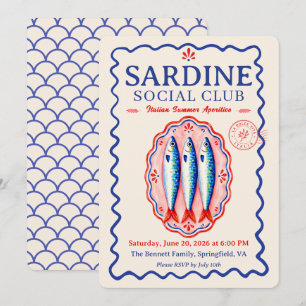 Sardine Social Club Italiaans Zomerfeest Kaart