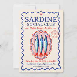 Sardine Social Club Italiaans Zomerfeest  Kaart