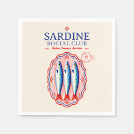Sardine Social Club Italiaans Zomerfeest  Servet