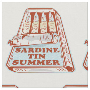 Sardine tin zomer stof
