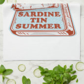 Sardine tin zomer theedoek (Gevouwen)