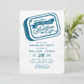 Sardine Vist vrijgezellenfeest  Nautisch Kaart (Staand voorkant)