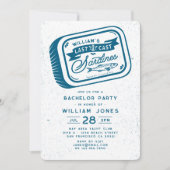 Sardine Vist vrijgezellenfeest  Nautisch Kaart (Voorkant)