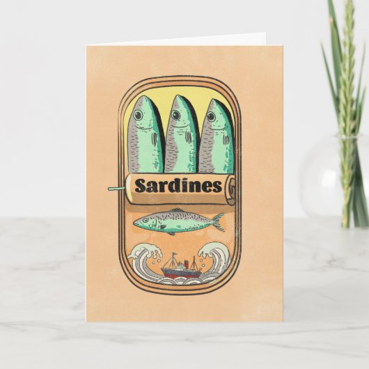Sardineblik Kaart (Voorkant)