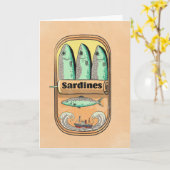 Sardineblik Kaart (Gele Bloem)