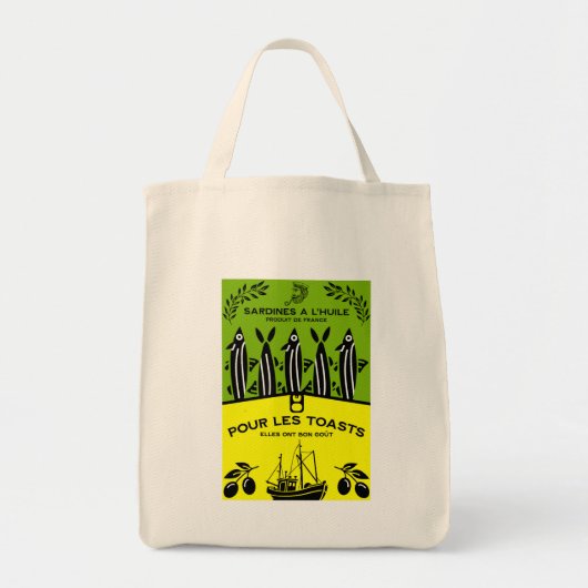 Sardinecore Vintage Keuken Tote Bag (Voorkant)