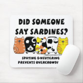 sardinekatten muismat (Met muis)