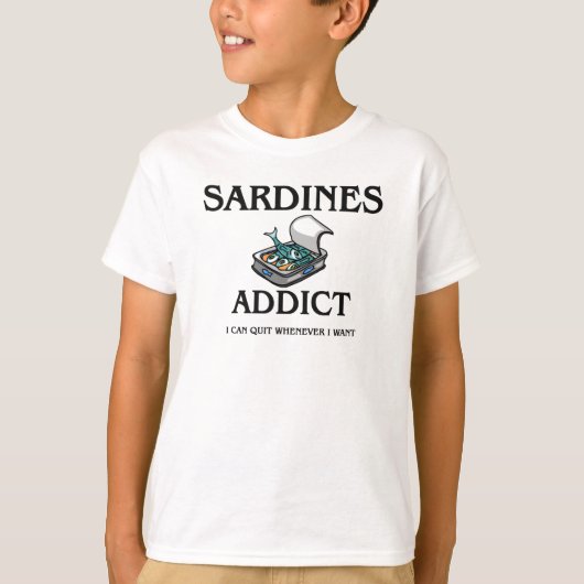 Sardines Addict T-shirt (Voorkant)