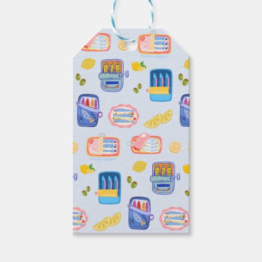  Sardines and Lemons Cadeaulabel (Voorkant)