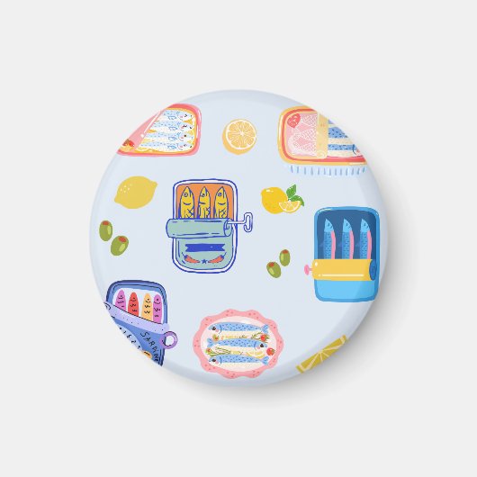 Sardines and Lemons Magneet (Voorkant)