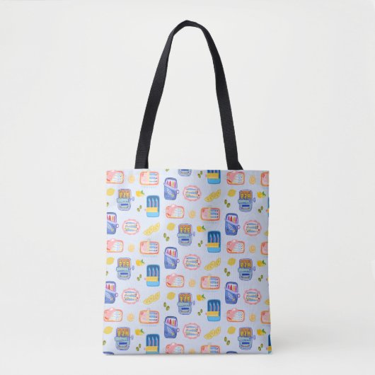 Sardines and Lemons Tote Bag (Voorkant)