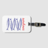 Sardines Bagagelabel (Voorkant (horizontaal))
