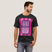 Sardines Blikvis Retro Zomer T-shirt (Voorkant volledig)
