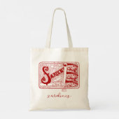 Sardines Blikvis Visser Esthetiek Tote Bag (Achterkant)