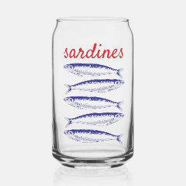 Sardines Blikvorm Glas