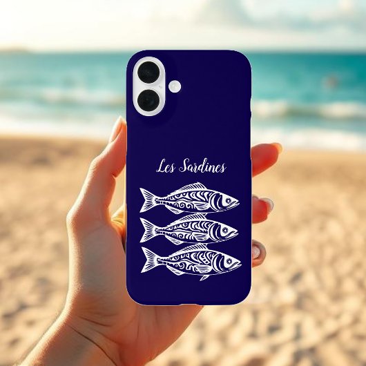 Sardines-Blue Hawaiian Case-Mate iPhone Case