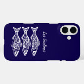 Sardines-Blue Hawaiian Case-Mate iPhone Case (Achterkant (horizontaal))