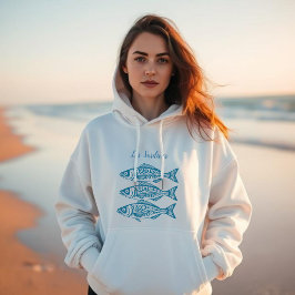 Sardines-Blue Hawaiian Hoodie