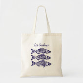 Sardines-Blue Hawaiian Tote Bag (Voorkant)