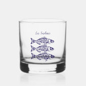 Sardines-Blue Hawaiian Whisky Glas (Voorkant)