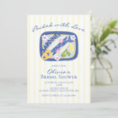 Sardines Bruiloftsfeest Vol Met Liefde Kaart (Staand voorkant)
