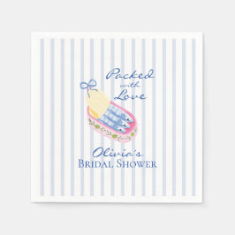 Sardines Bruiloftsfeest Vol Met Liefde Servet