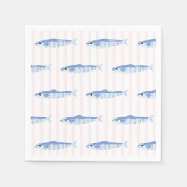 Sardines Bruiloftsfeest Vol Met Liefde Servet